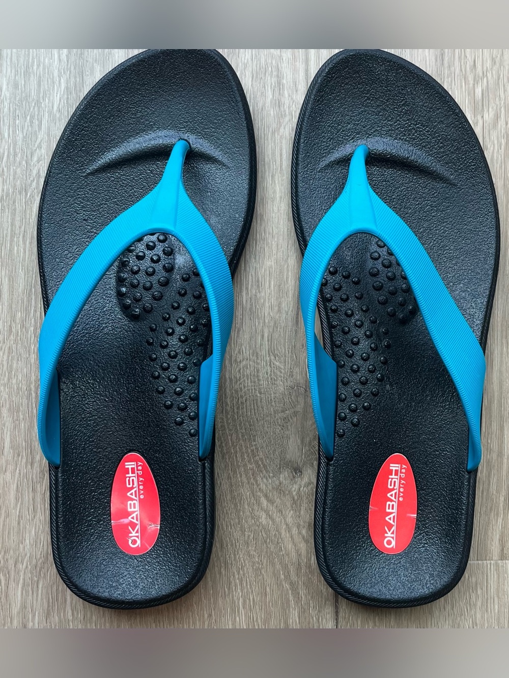 Okabashi Marina Women's Flip Flop Sandals Size Medium (Fits US 6.5 to 7.5)